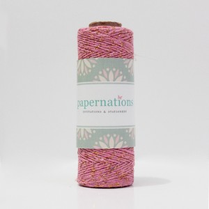 Bakers Twine - Pink Gold
